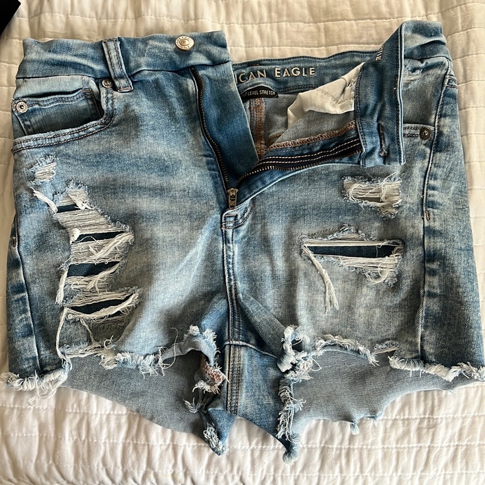 Ne(x)t level stretch American eagle jean shorts